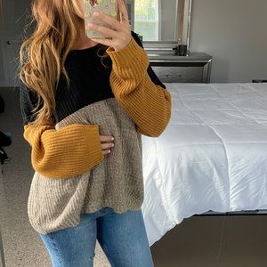Color- Block Sweater ✨